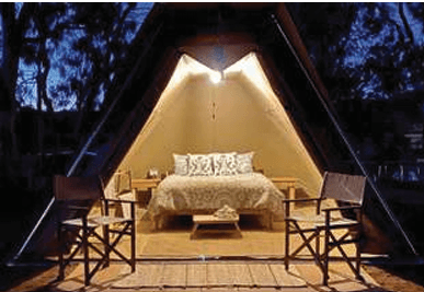 Farm Stay at Glamping tents close to paddocks with all amenities, Buckland, WA (photo 2)